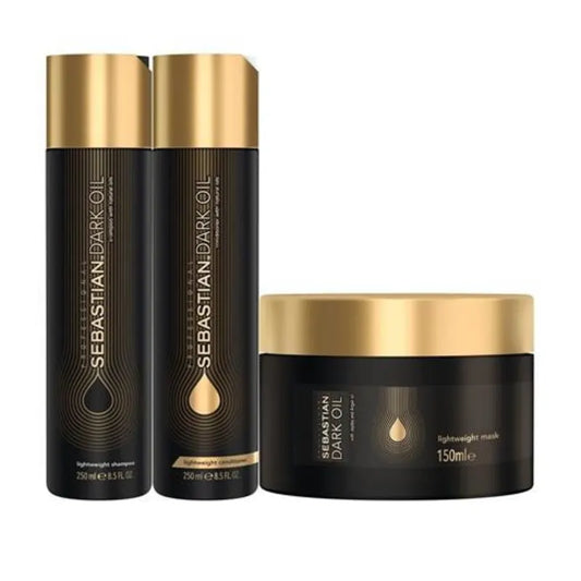 Kit Sebastian Professional Dark Oil Care- Shampoo, Condicionador e Máscara