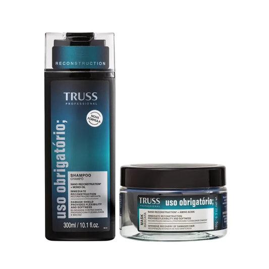 TRUSS Uso Obrigatório Kit – Shampoo 300ml + Máscara 180g