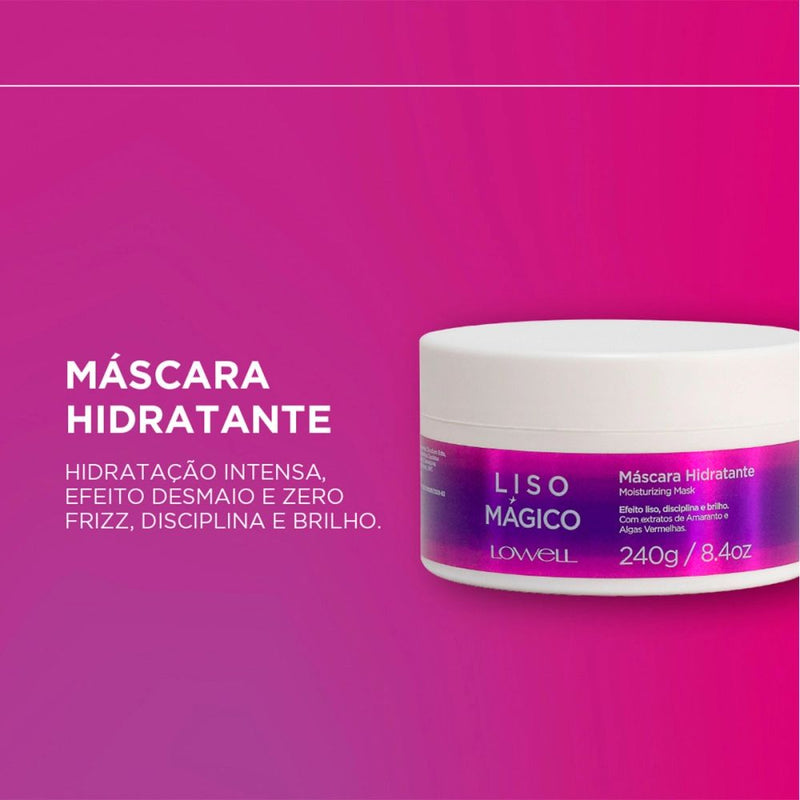 Lowell Liso Mágico - Máscara Capilar 240g