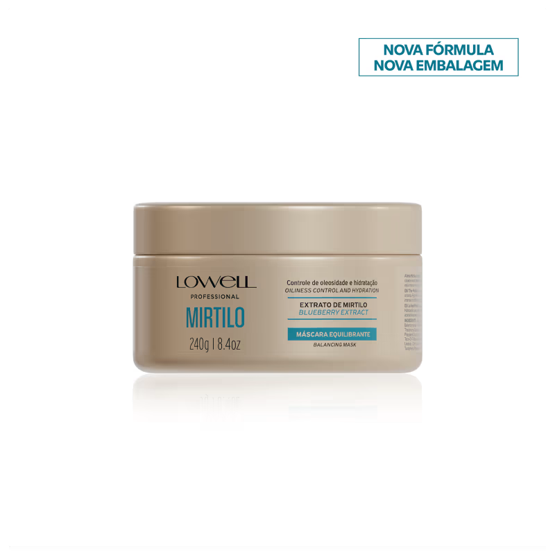 Lowell Mirtilo - Máscara Capilar 240g