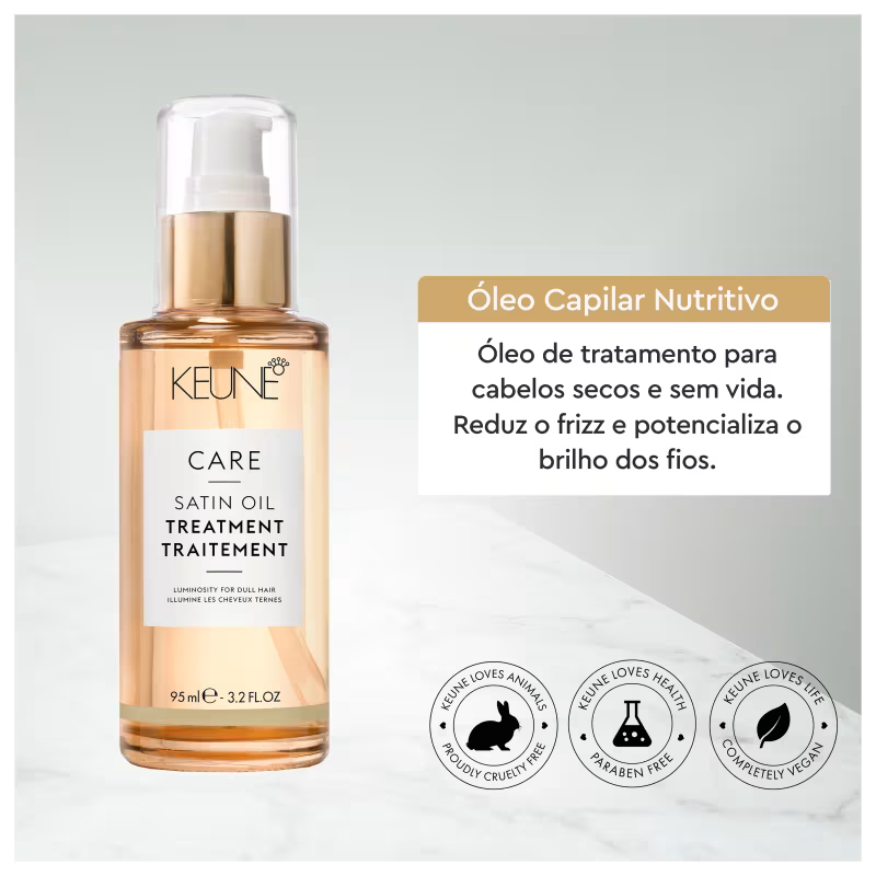 Keune Care Satin Oil - Óleo de Tratamento 95ml
