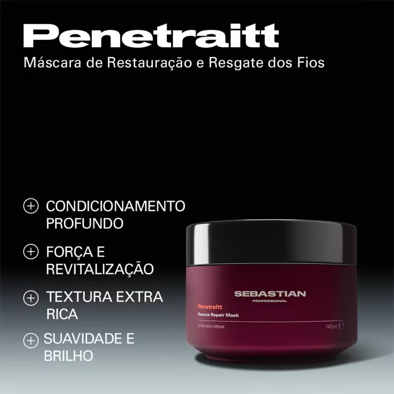 Kit Sebastian Professional Penetraitt Mask Luxe Home (2 Produtos)