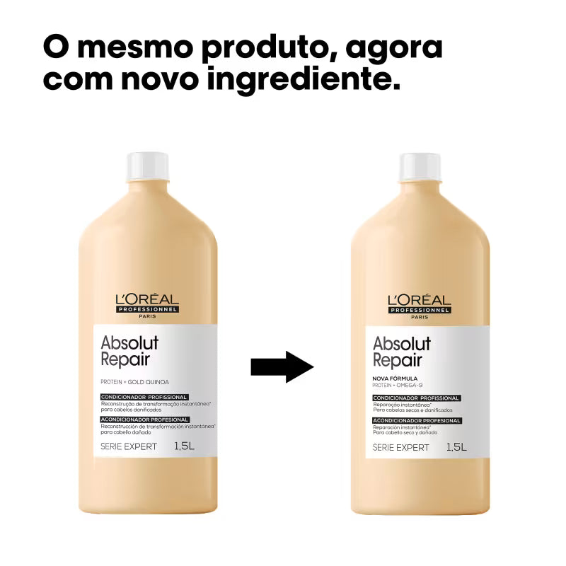 L'Oréal Professionnel Serie Expert Absolut Repair Omega-9 + Protein - Condicionador 1,5L