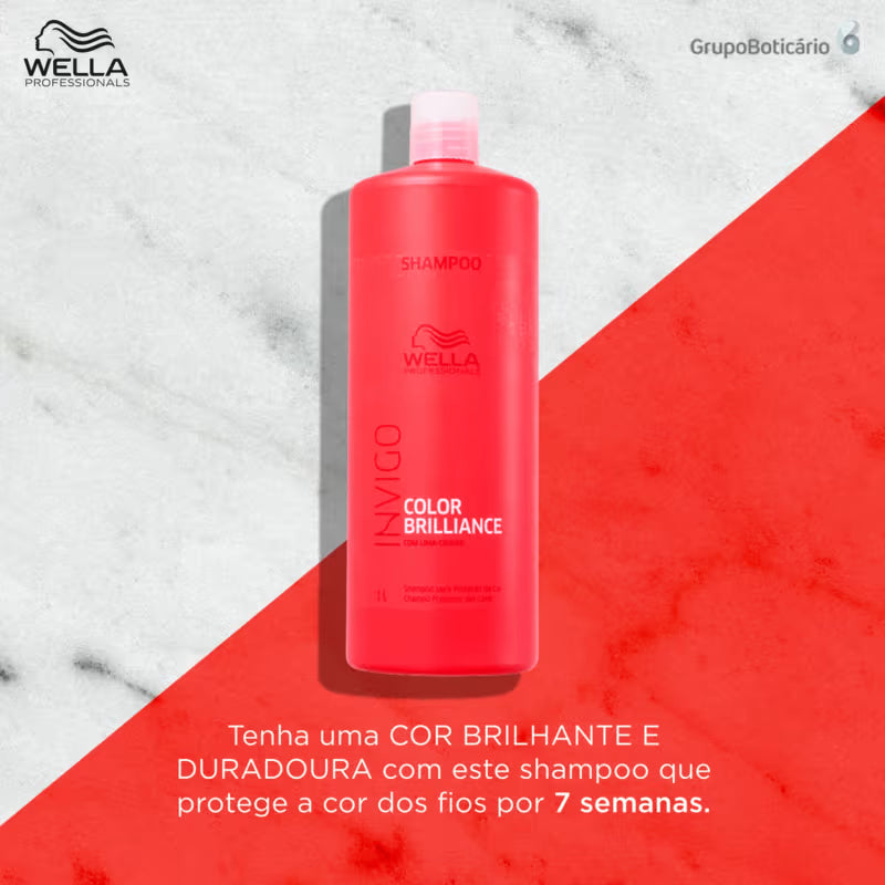 Kit Wella Professionals Invigo Collor Brilliance Duo Salon Bright (2 Produtos)