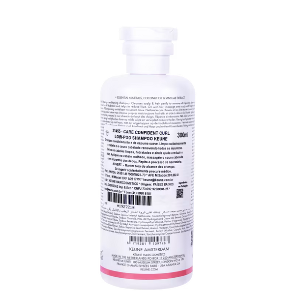 Keune Care Confident Curl - Shampoo Low Poo 300ml