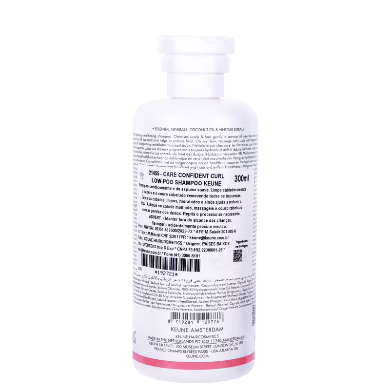 Keune Care Confident Curl - Shampoo Low Poo 300ml