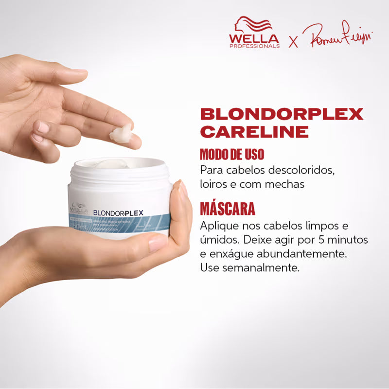 Kit Wella Professionals Home Mask Blondorplex (2 Produtos)