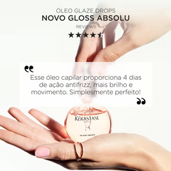 Kérastase Gloss Absolu Glaze Drops - Óleo Capilar Antifrizz 45ml